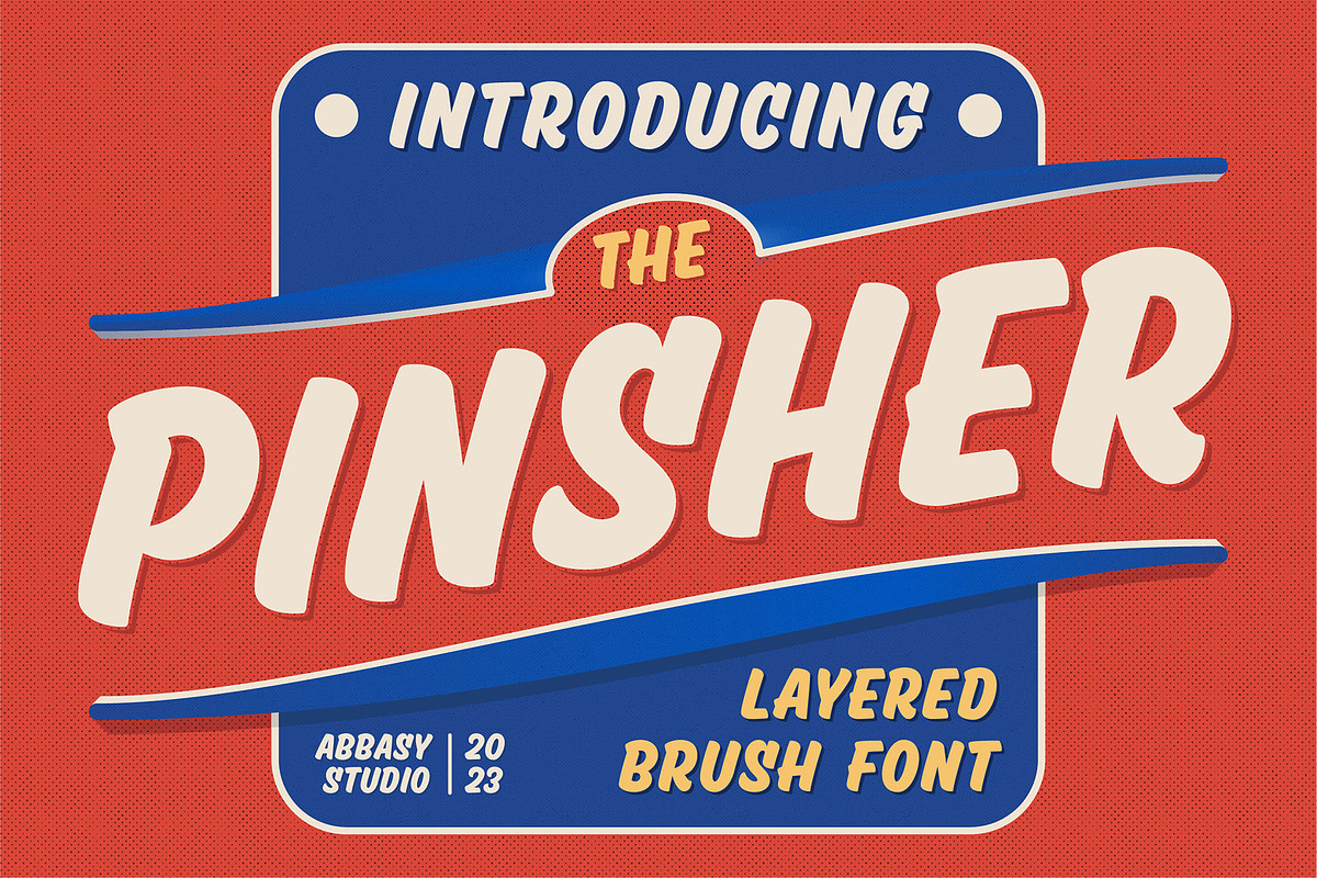 Pinsher, a Sans Serif Font by Abbasy Studio (Photo 1 of 6)