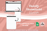 Spreadsheet Family Household Planner, a Templates & Theme by bellaROSEworkshop (Thumbnail 6 of 6)