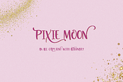 Pixie Moon Handwritten Sans, a Handwritten Font by Beck McCormick (Thumbnail 1 of 10)