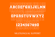 Scholar Stacked, a Serif Font by Dm Studio (Thumbnail 9 of 10)