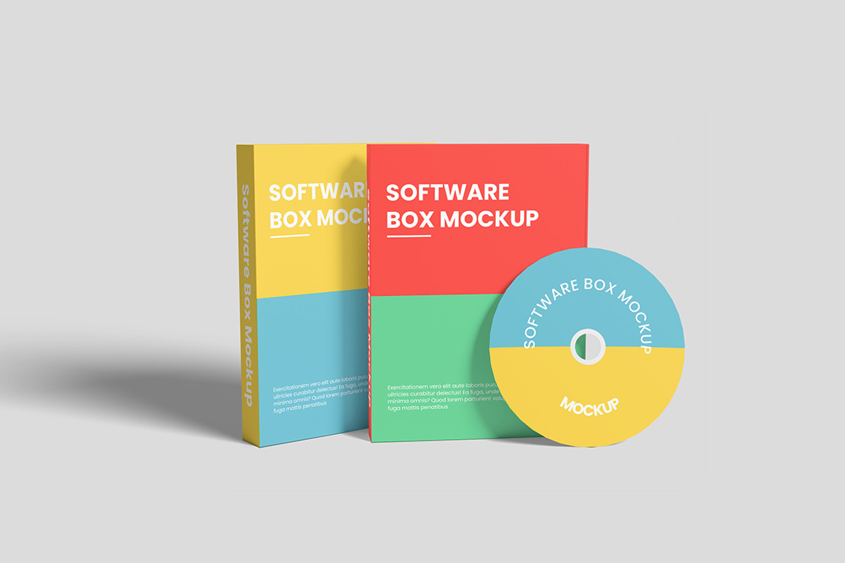 Software Box Mockup, an Advertising Mockup by ianmikraz (Photo 3 of 5)