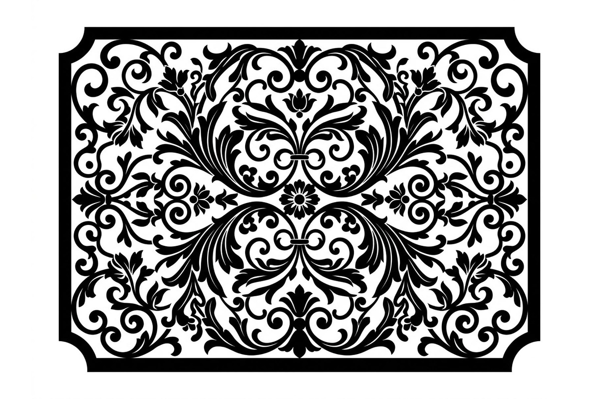 Vintage Floral Filigree Panel, an Object Graphic by Creativeshirt (Photo 3 of 3)