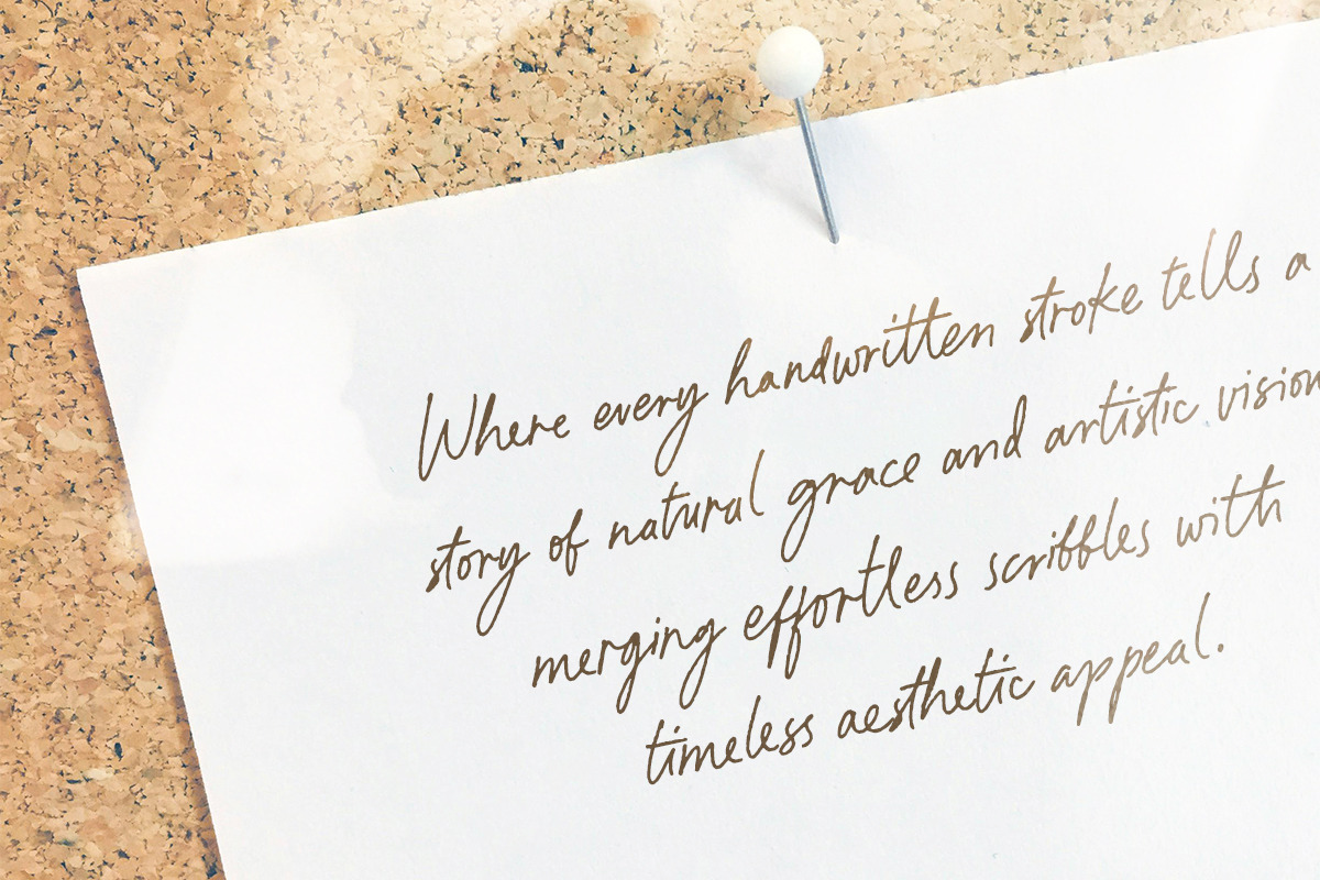 Paradine - Ligature Handwritten Font, a Handwritten Font by Sarid Ezra (Photo 12 of 12)