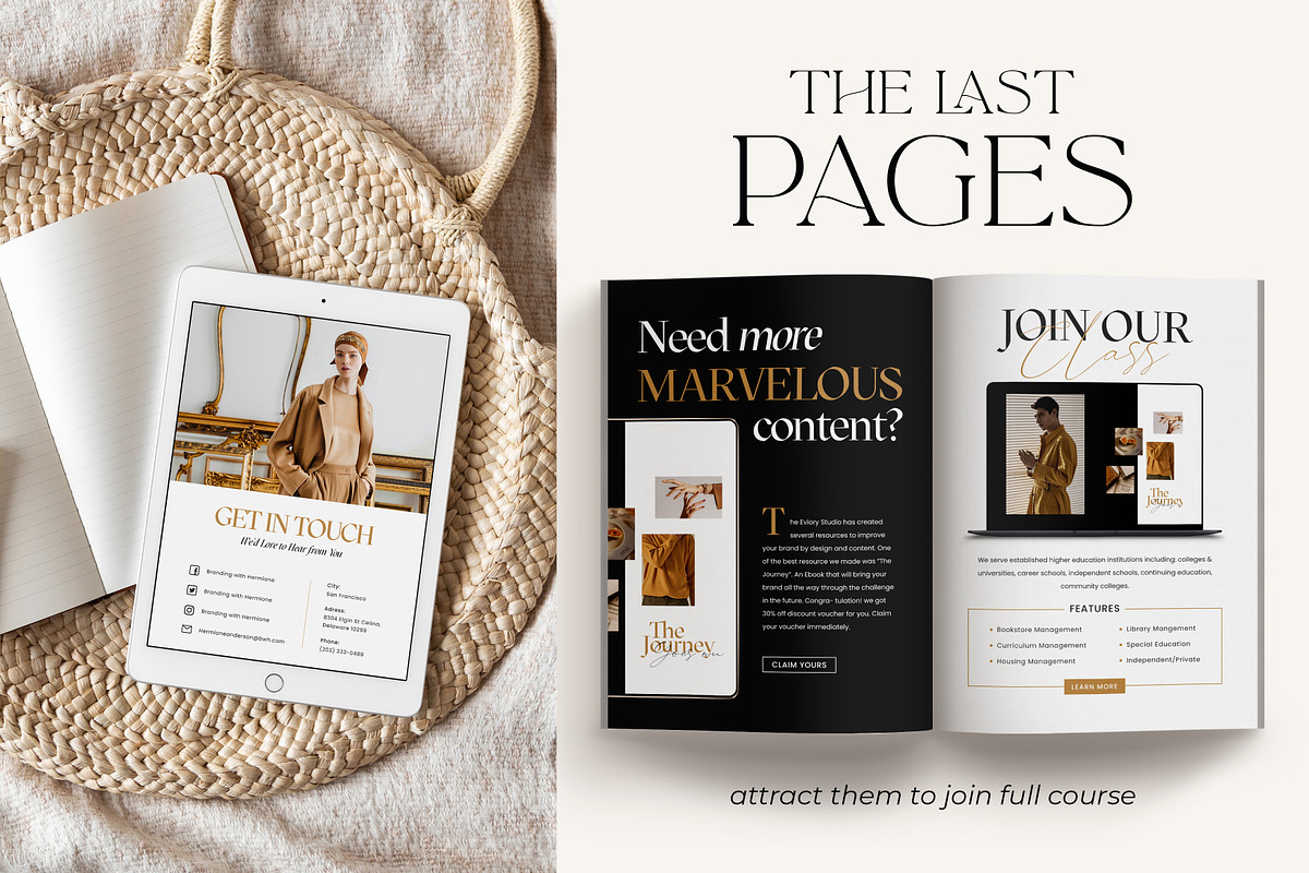 SALE Branding Workbook Creator CANVA, a Magazine Template by Eviory (Photo 28 of 43)