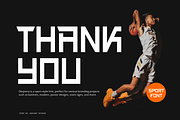 Oksporty - Sport Font, a Sans Serif Font by Iqsiart Studio (Thumbnail 7 of 7)