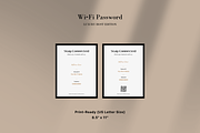 Modern Neutral Airbnb Signage Bundle, a Stationery Template by batang (Thumbnail 11 of 15)