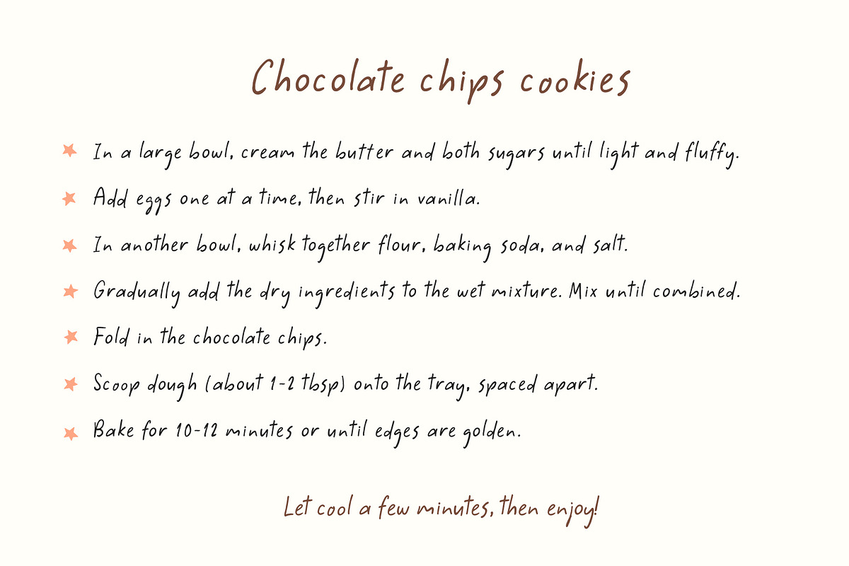 Simple Casual Notes Handwritten Font, a Handwritten Font by Kaya Fonts (Photo 21 of 24)