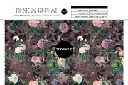Rose Flowers - Seamless Patterns, a Pattern Graphic by texvogue (Thumbnail 2 of 11)