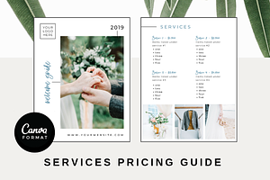 Photography Pricing Guide - CANVA