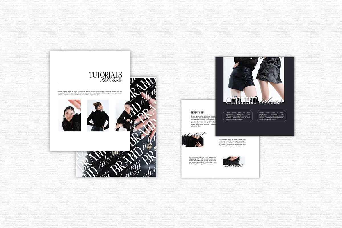 Bold Black Canva Instagram Kit, a Social Media Template by Lumisse Studio (Photo 5 of 10)