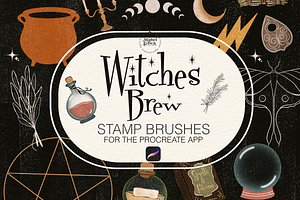 Witches Brew Stamp Brushes