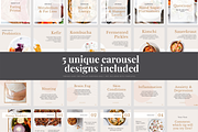 Instagram Carousel Templates, a Social Media Template by Brand Spanking You (Thumbnail 2 of 9)