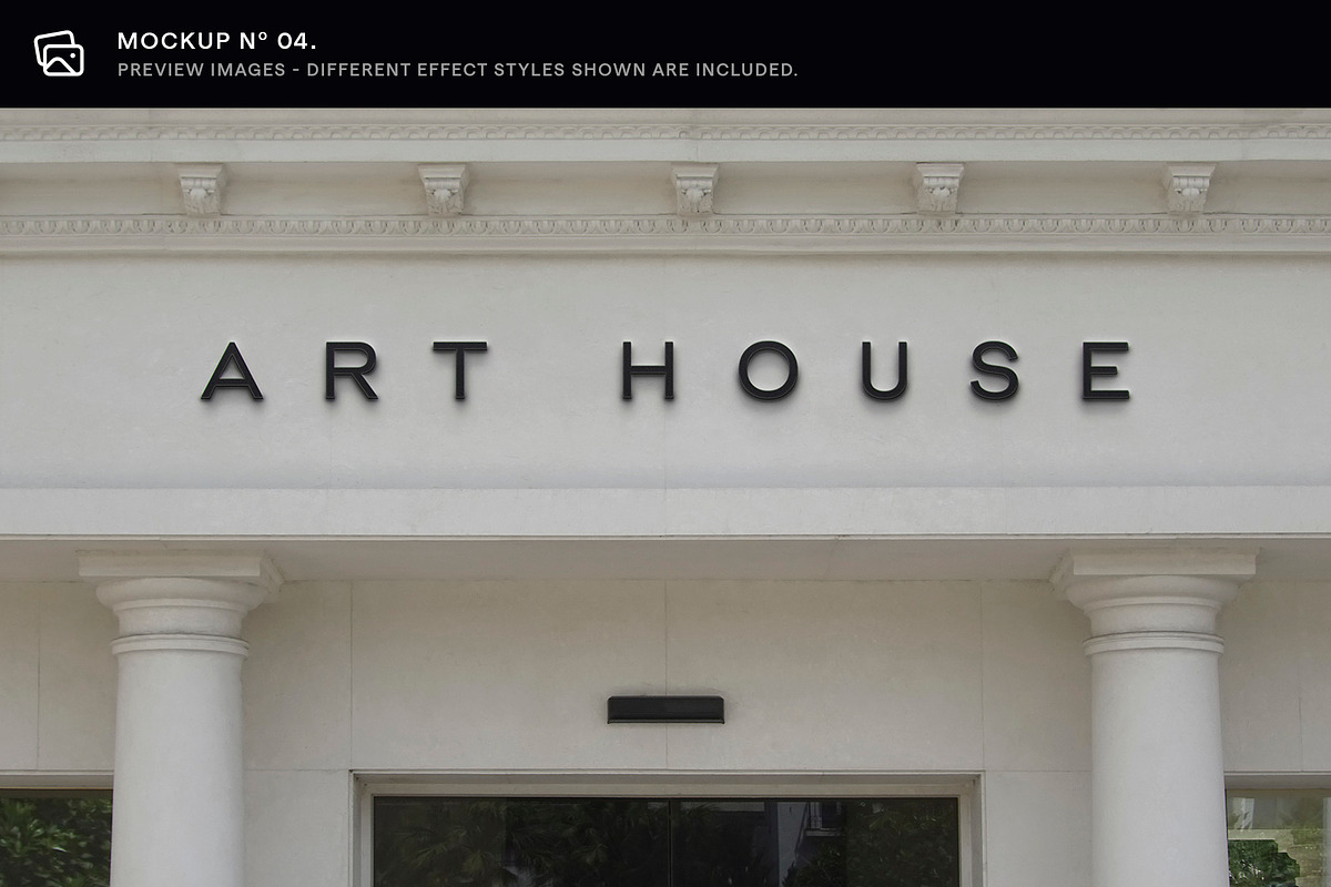 30 Signs & Facade Logo Mockups - V3, an Advertising Mockup by Asylab (Photo 11 of 38)