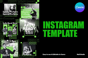 Music Instagram Template - Canva