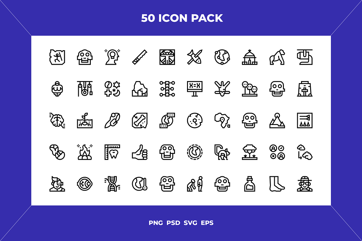Human evolution icons, an Icon by Wencory (Photo 1 of 2)