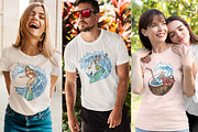 Surfing illustrations set, an Illustration by DGIM studio (Thumbnail 4 of 8)