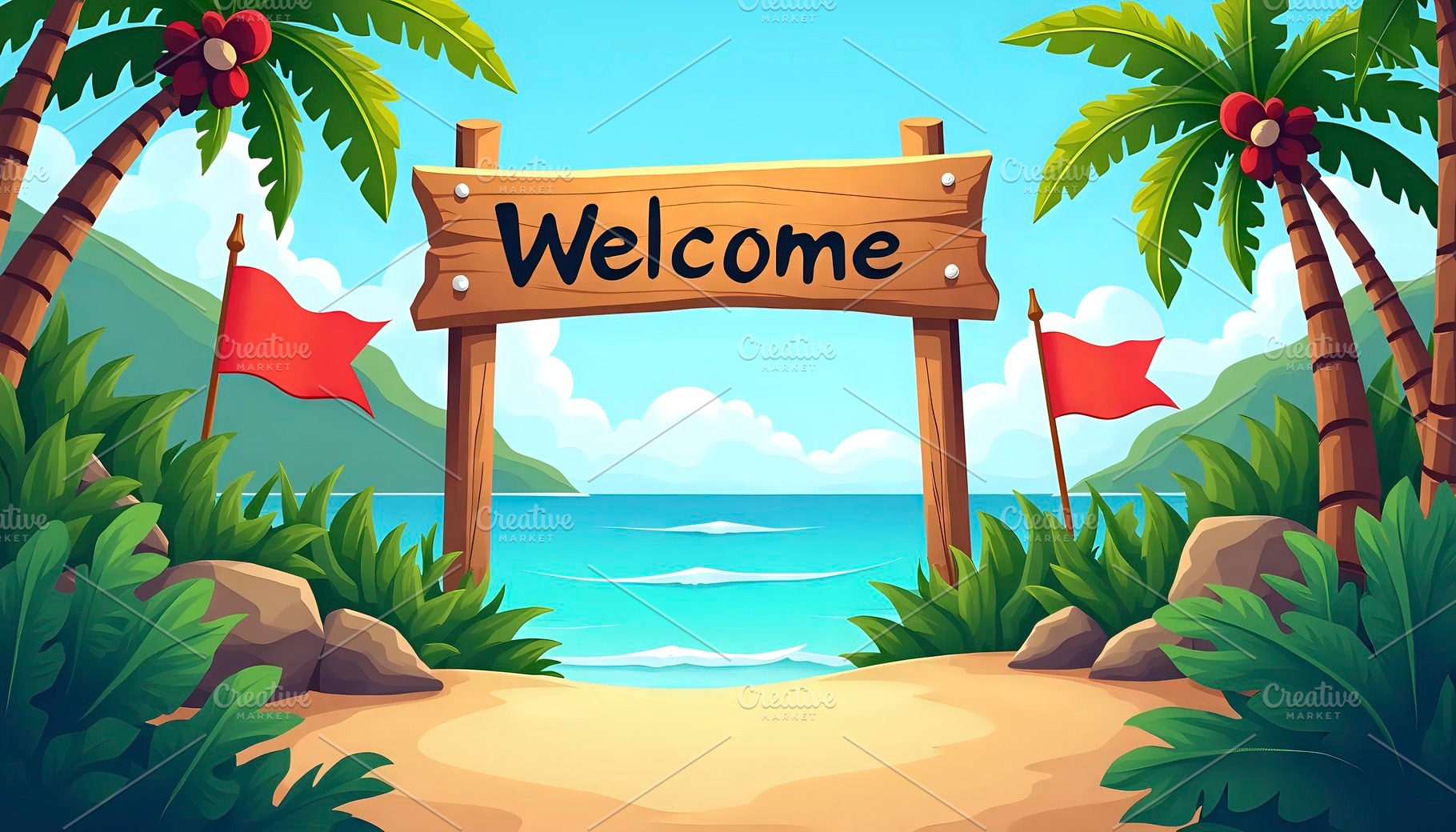 Design a fun flat cartoon vector of, a Photo by LOGOCREATIVE