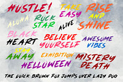 DANGER ZONE, a Blackletter Font by AMINMARIO (Thumbnail 3 of 6)