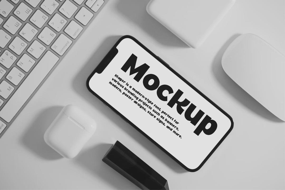 Klagor - Bold Display Font, a Sans Serif Font by Iqsiart Studio (Photo 10 of 15)