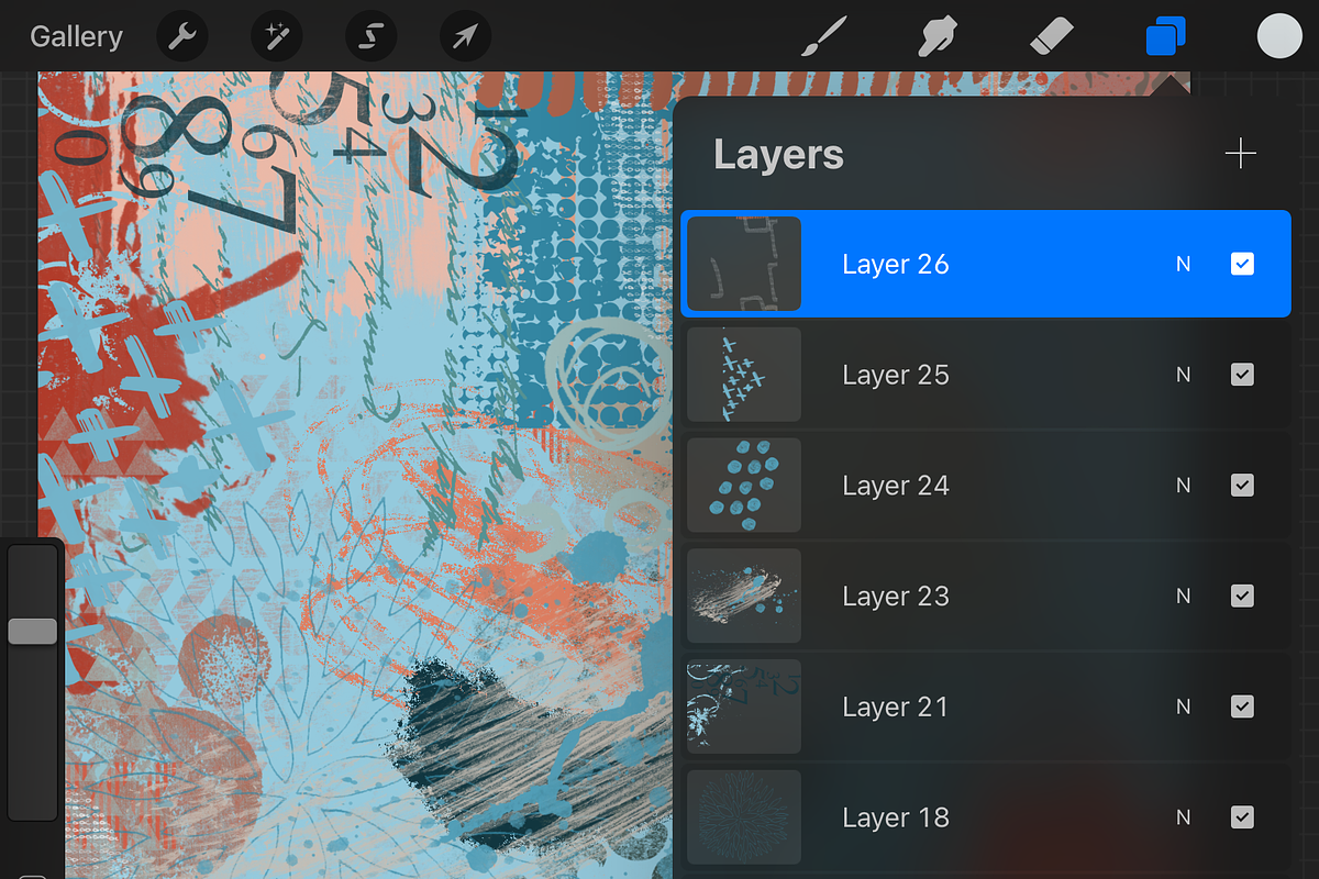 Procreate Brushes - Messy, a Brush Add-On by Li Zamperini (Photo 10 of 10)
