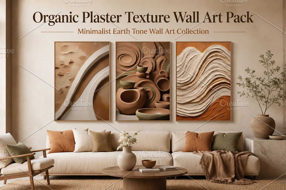 Modern Wabi-Sabi Printable Wall Art, a Wallpaper Graphic by Premium Digital Templates (Photo 3 of 4)