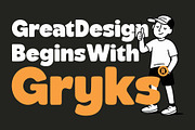 Gryks Font, a Sans Serif Font by Modikstype (Thumbnail 3 of 8)