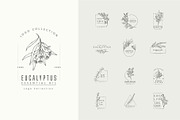 76 Floral premade logos, a Branding & Logo Template by Merfin (Thumbnail 4 of 10)
