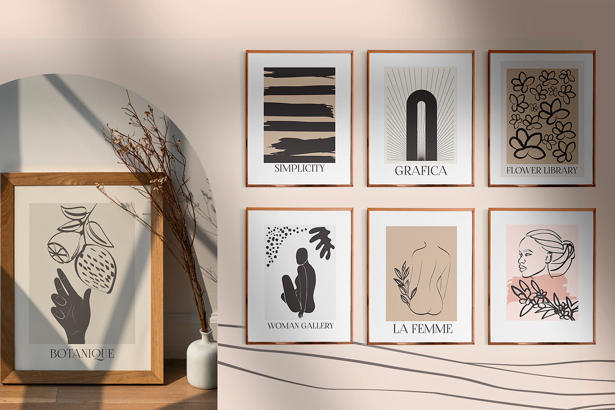Poster Gallery Bundle, a Decorative Illustration by Mio Buono (Photo 44 of 82)