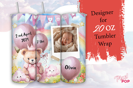 baby boy announcement card template