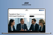 Business Consulting Framer Template, an UI Kit Template by Frameko (Thumbnail 1 of 4)