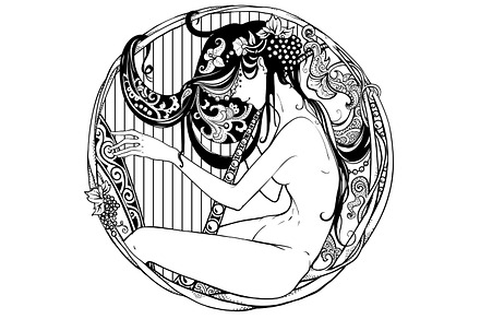 Art Nouveau vignette