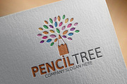 Pencil Tree Logo, a Branding & Logo Template by Josuf Media (Thumbnail 3 of 6)