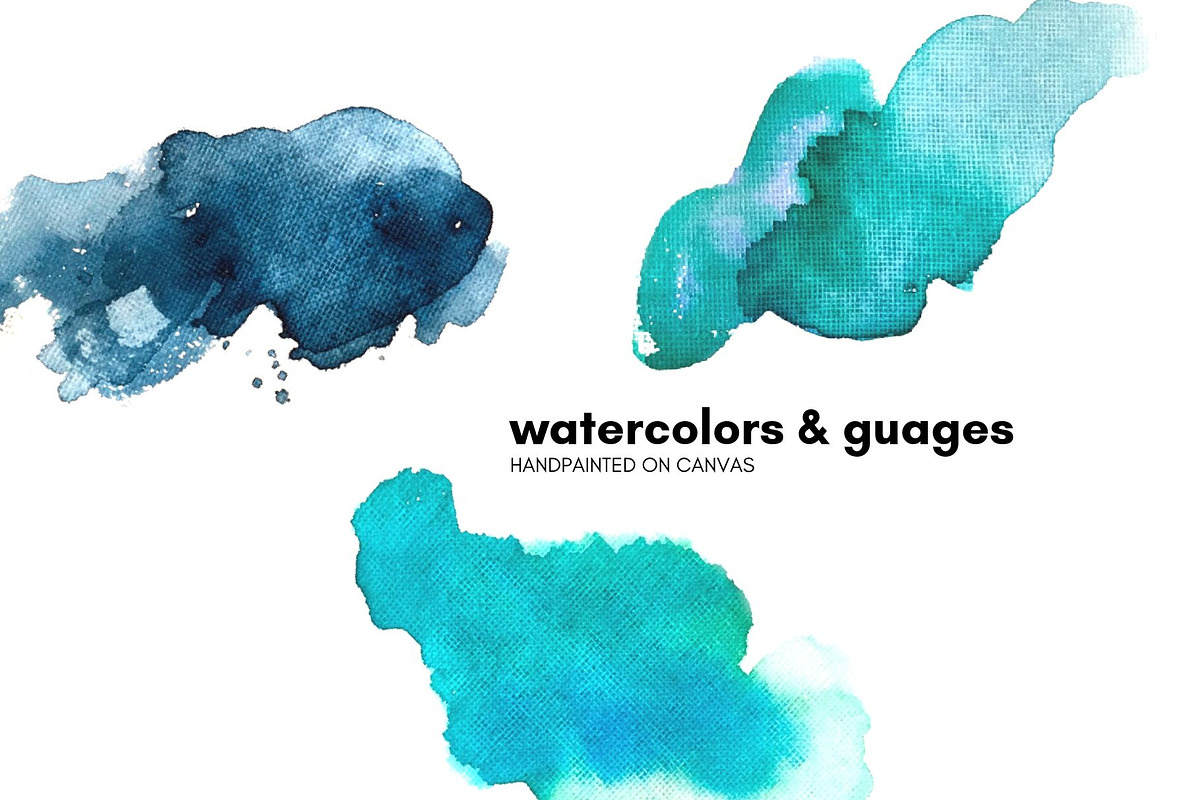 Watercolor on Canvas ProCreate Brush, a Brush Add-On by dxxb studio (Photo 2 of 3)