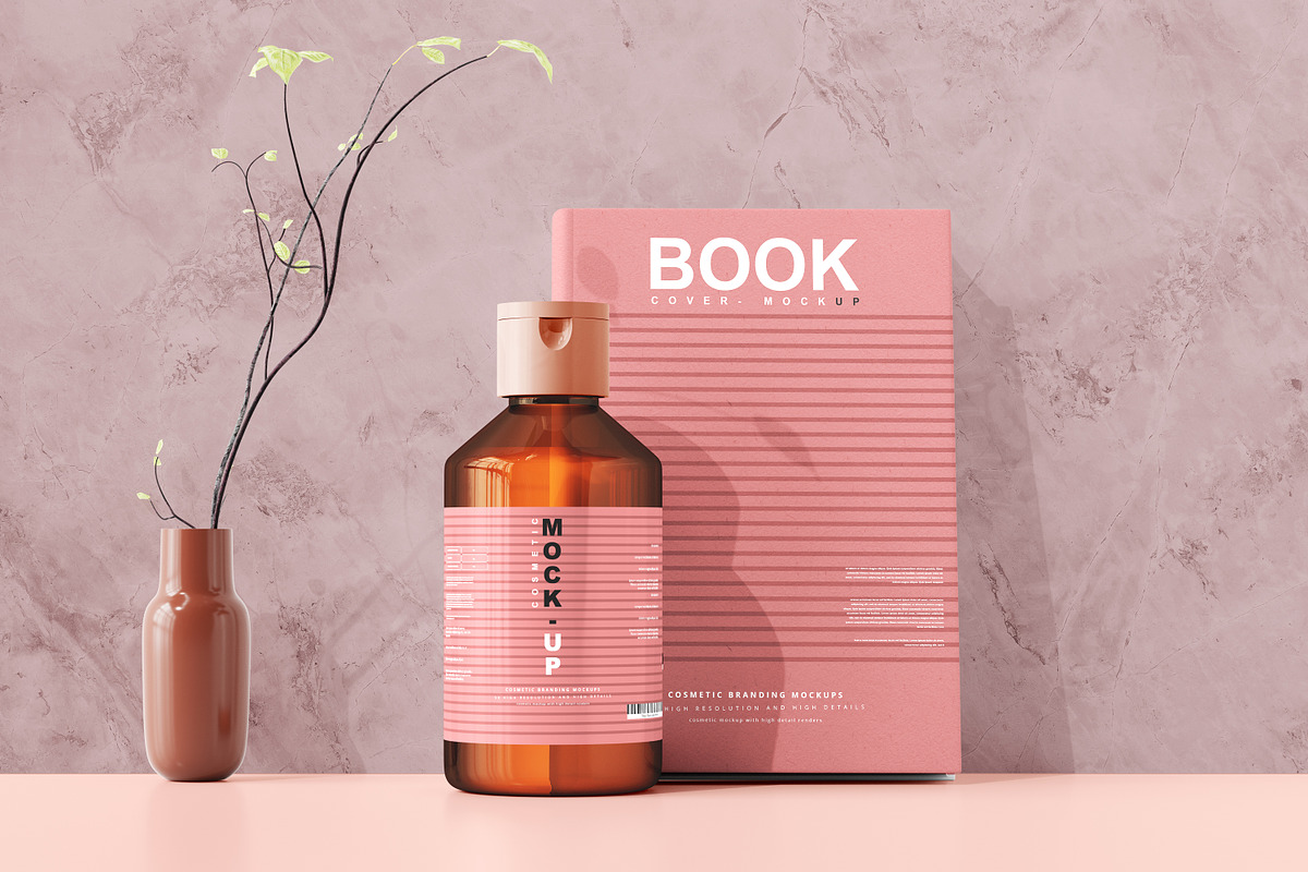 250+ Cosmetic Branding Mockup Bundle, a Cups & Container Mockup by pmvch (Photo 70 of 273)