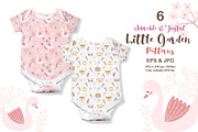 Adorable & Joyful Garden Patterns, a Pattern Graphic by DrawStudio1988 (Thumbnail 3 of 9)
