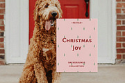 CHRISTMAS JOY Backgrounds, a Background Graphic by Lana Elanor (Thumbnail 5 of 11)