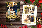 Christmas Card Template - Shimmer, a Card Template by Nathan Knight Design (Thumbnail 1 of 3)