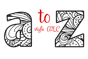 Coloring Letters of Alphabet A2LC