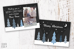 Christmas Card Photography Template