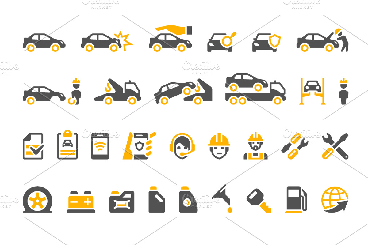 Car Insurance Icons, an Icon by Maril (Photo 3 of 4)
