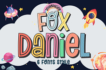 Fox Daniel : 6 Font Styles