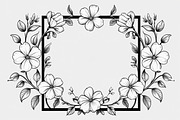 Elegant Floral Frame Bundle, an Illustration by jahid234 (Thumbnail 6 of 9)