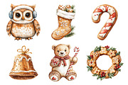 Cute Christmas Gingerbread Clipart, an Illustration by Daily.Designs (Thumbnail 5 of 5)