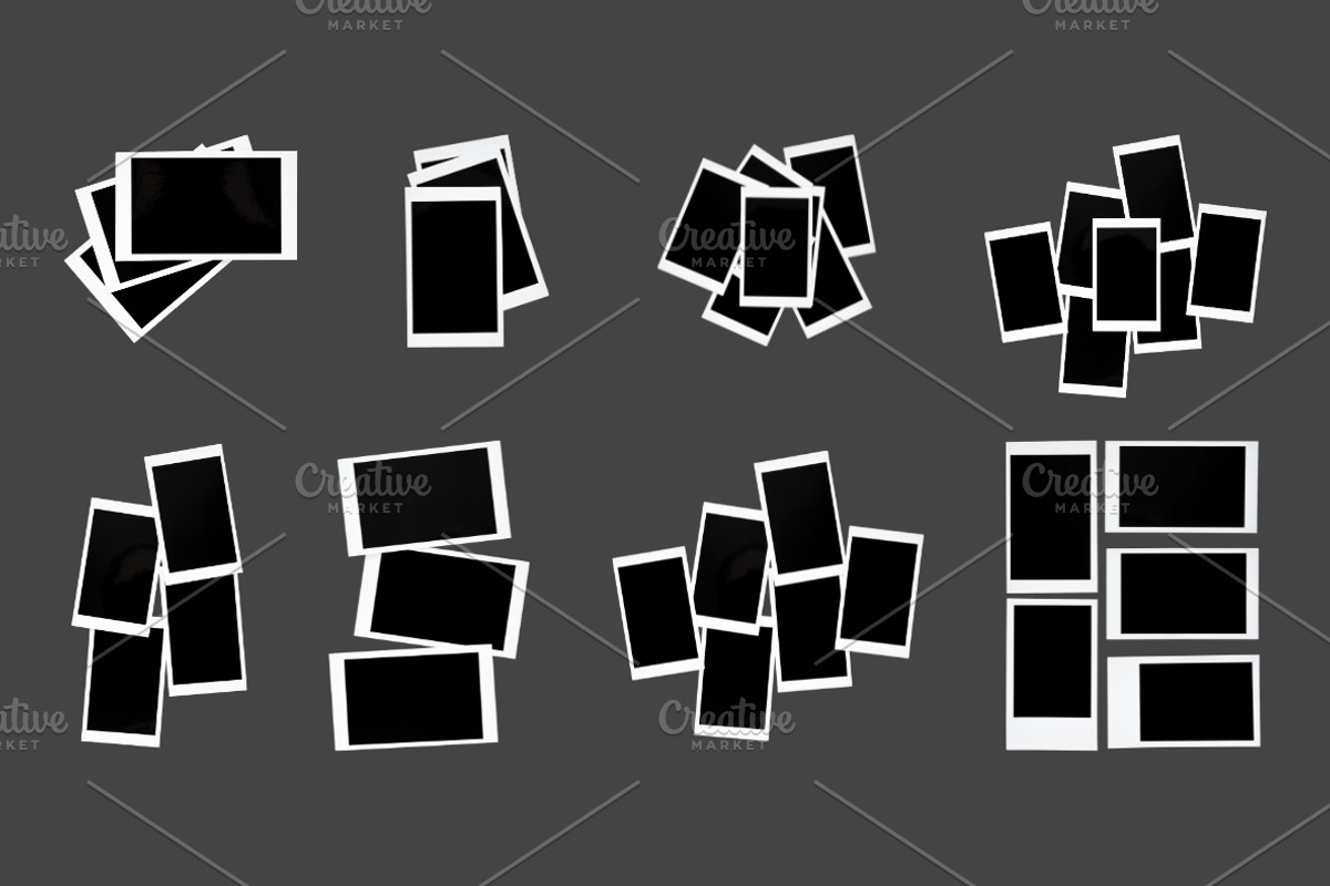 64 Scattered Polaroid Photo Frames, an Abstract Photo by Ksuview (Photo 7 of 10)