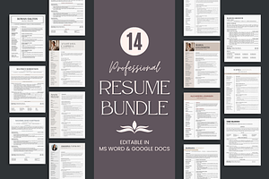 Resume Template Bundle