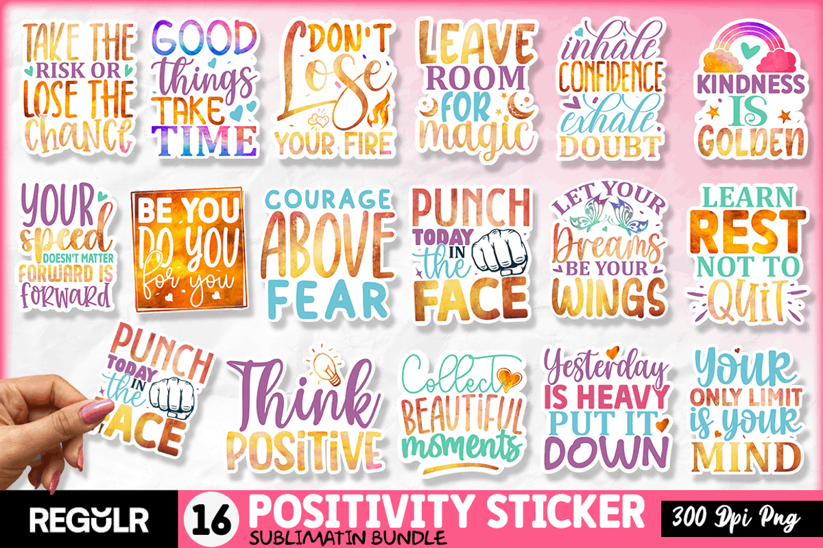 Positivity and Inspirational and sti, an Object Graphic by Regulrcrative (Photo 1 of 11)