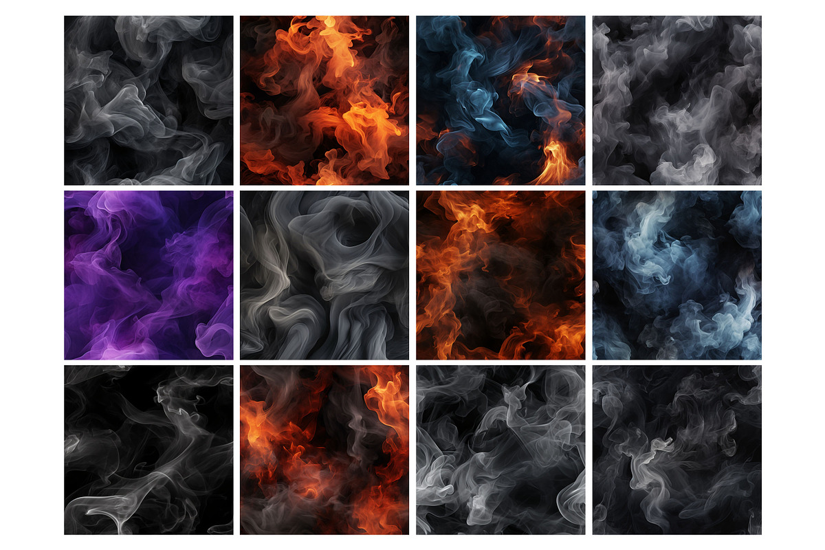Smoke Texture Seamless Pattern, a Pattern Graphic by Forhadx5 (Photo 6 of 8)