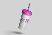 Drink Cup Mockup - 8 Views, a Cups & Container Mockup by Illusiongraphic (Thumbnail 5 of 23)