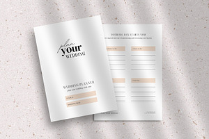 Printable Wedding Planner 43 Pages