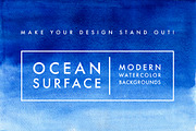 Ocean surface watercolor texture, a Texture Graphic by Inna Vinchenko Designs (Thumbnail 1 of 4)